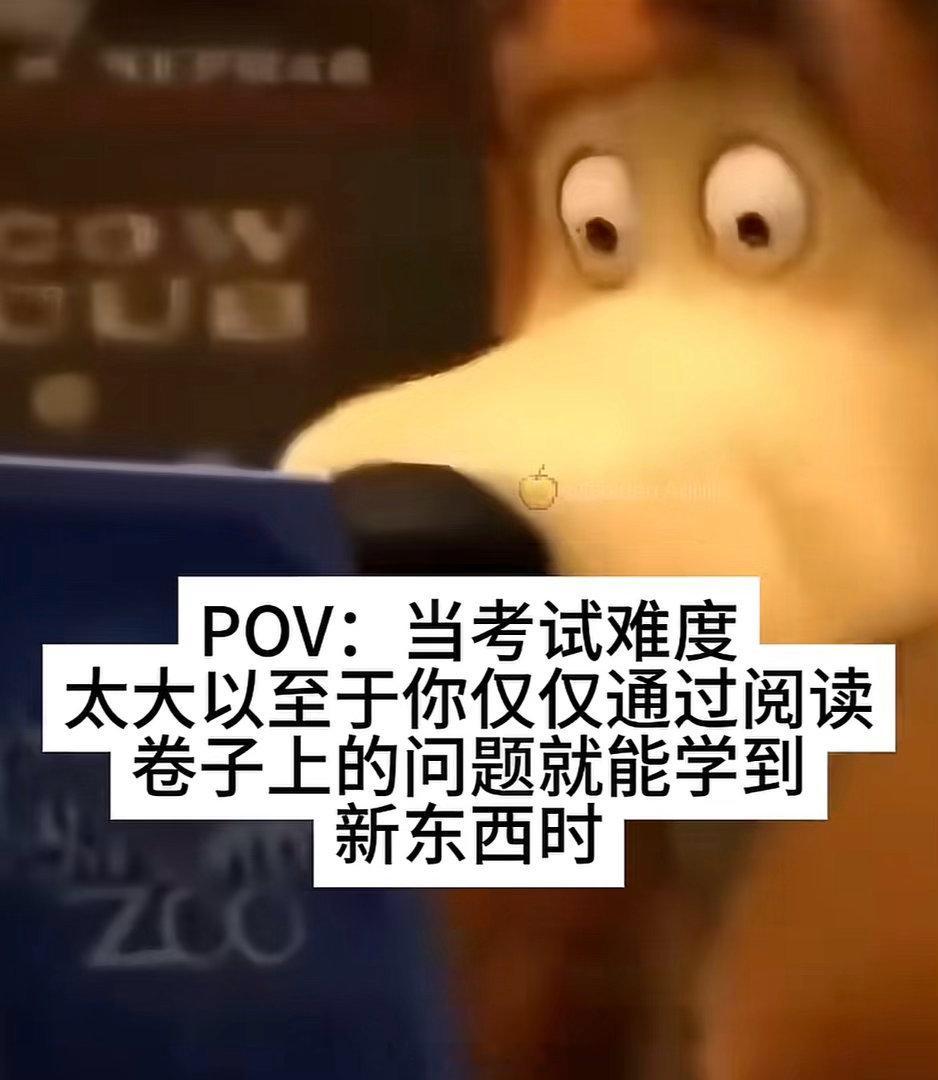 我每次考试都这样 ​​​