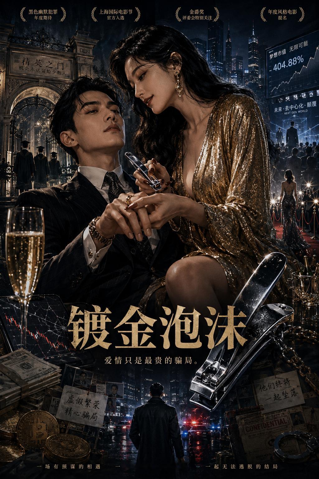 如果把“铁公鸡与金丝雀”拍成一部黑色电影，那得多好看啊！男主绝世蹭王，能蹭进北大