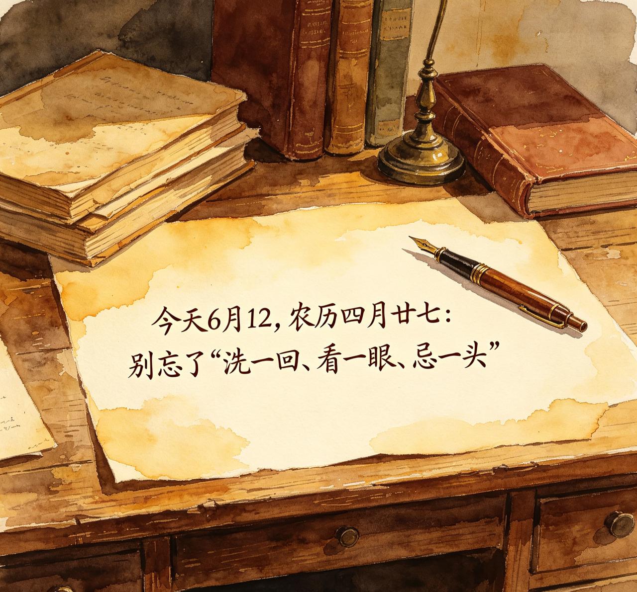 【6月12｜农历四月廿七｜芒种过了一周：今天真不用拜啥，做三件"脏活"最管用】