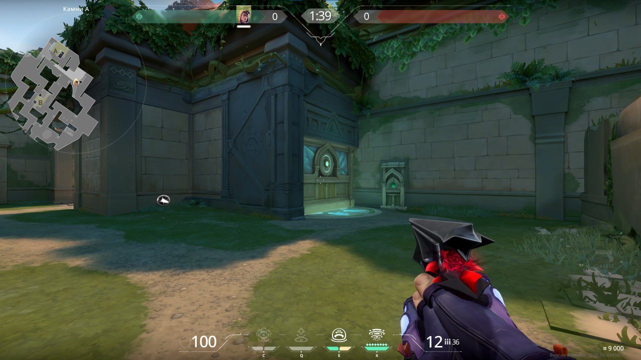 回归图池后的莲华古城地图发生变动：A点下包区域变小等