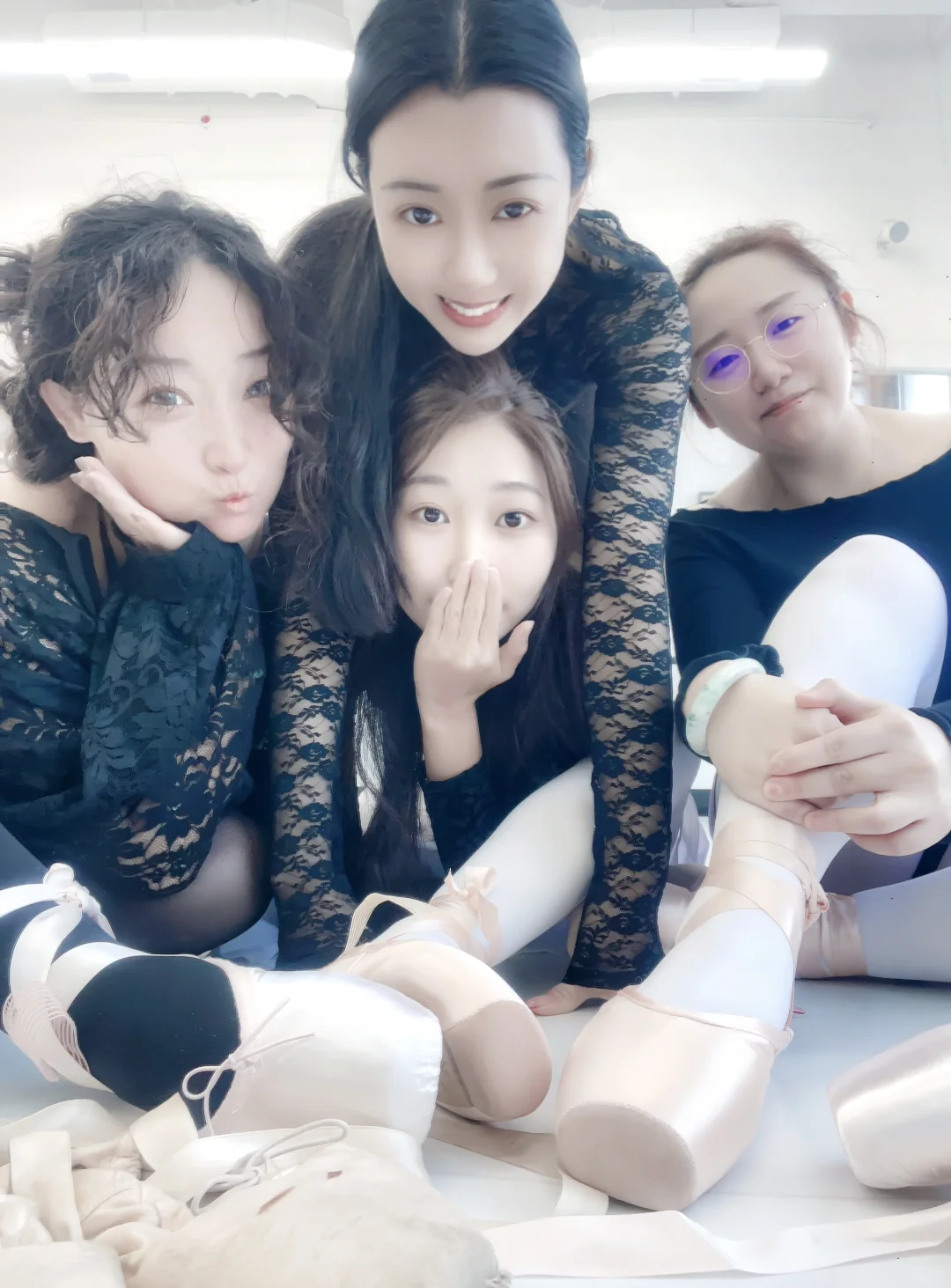 跳完舞的我们还是如此可爱漂亮