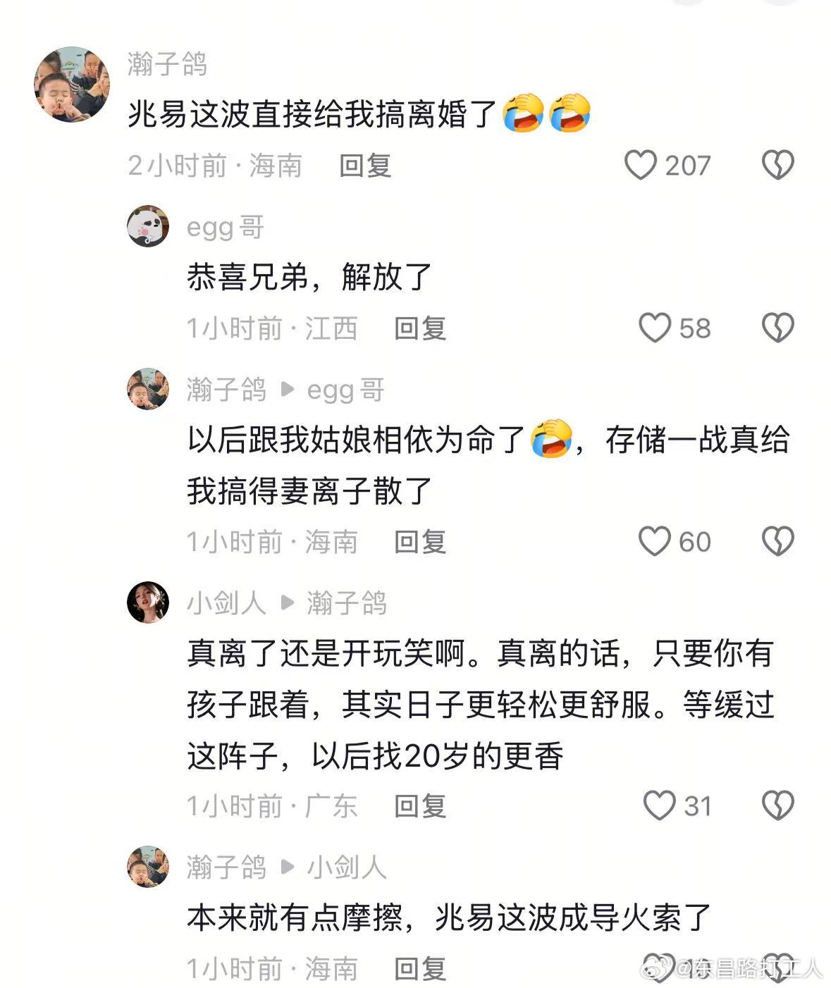 真妻离子散 