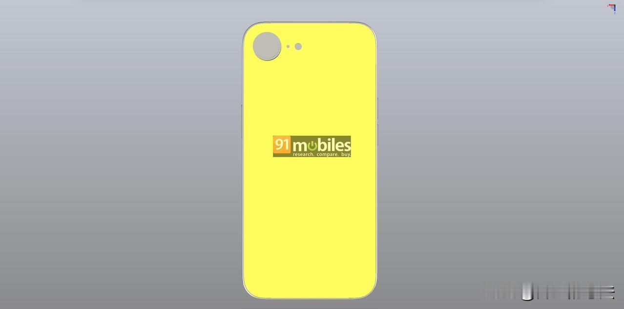#佛系搞机#iPhone SE4最新CAD渲染图，价格是最大优势
从渲染图来看，