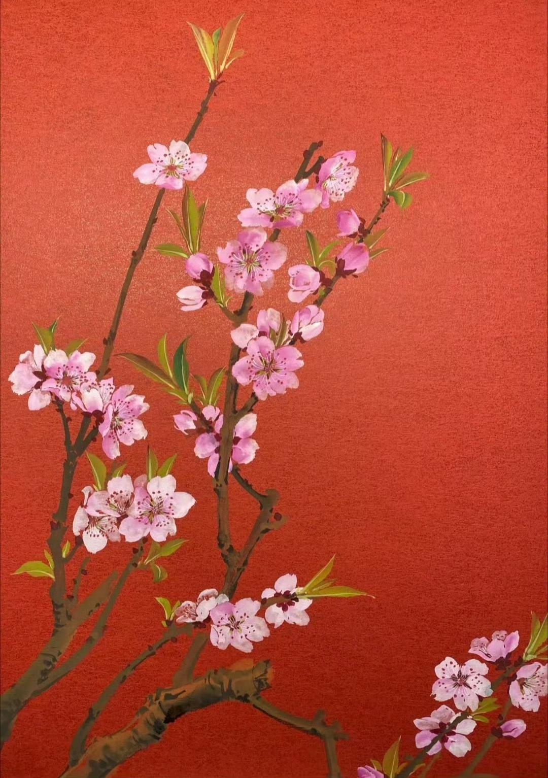 “  四时花鸟随心造，腕底元来别有春 ...  ”丨绘：燕青 ​ ​​​
绘画