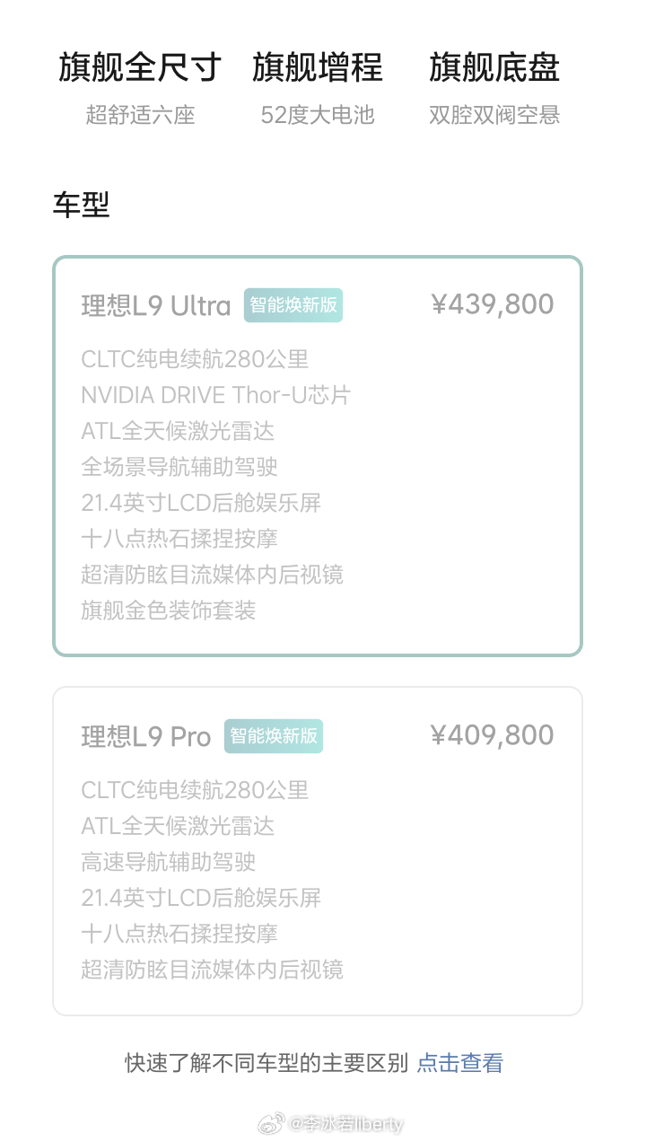 理想L系列改款要发了吧当下看不少车型版本都不可选了....清库存呢等新还是早享受