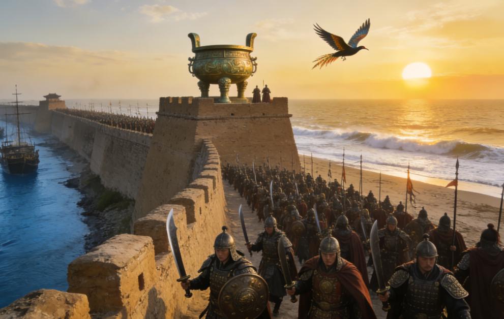 品读《山海经》510——《海内北经》朝鲜，列阳
原文：
朝鲜在列阳东，海北山南。