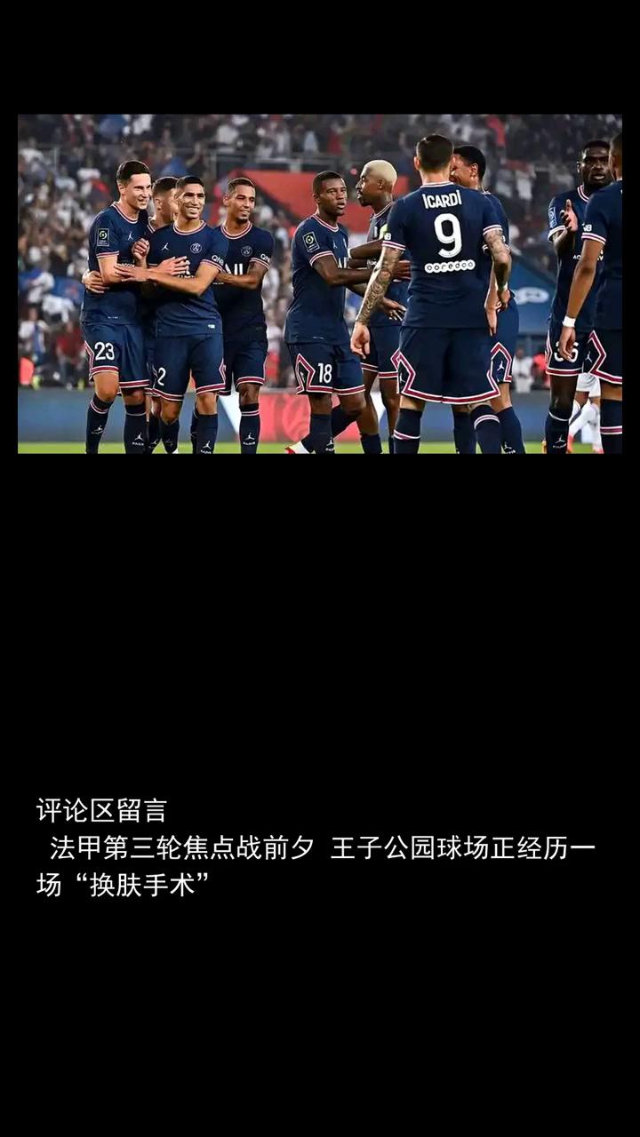 法甲第三轮焦点战前夕，王子公园球场正经历一场换肤手术。由于今夏热浪炙烤，巴黎圣日