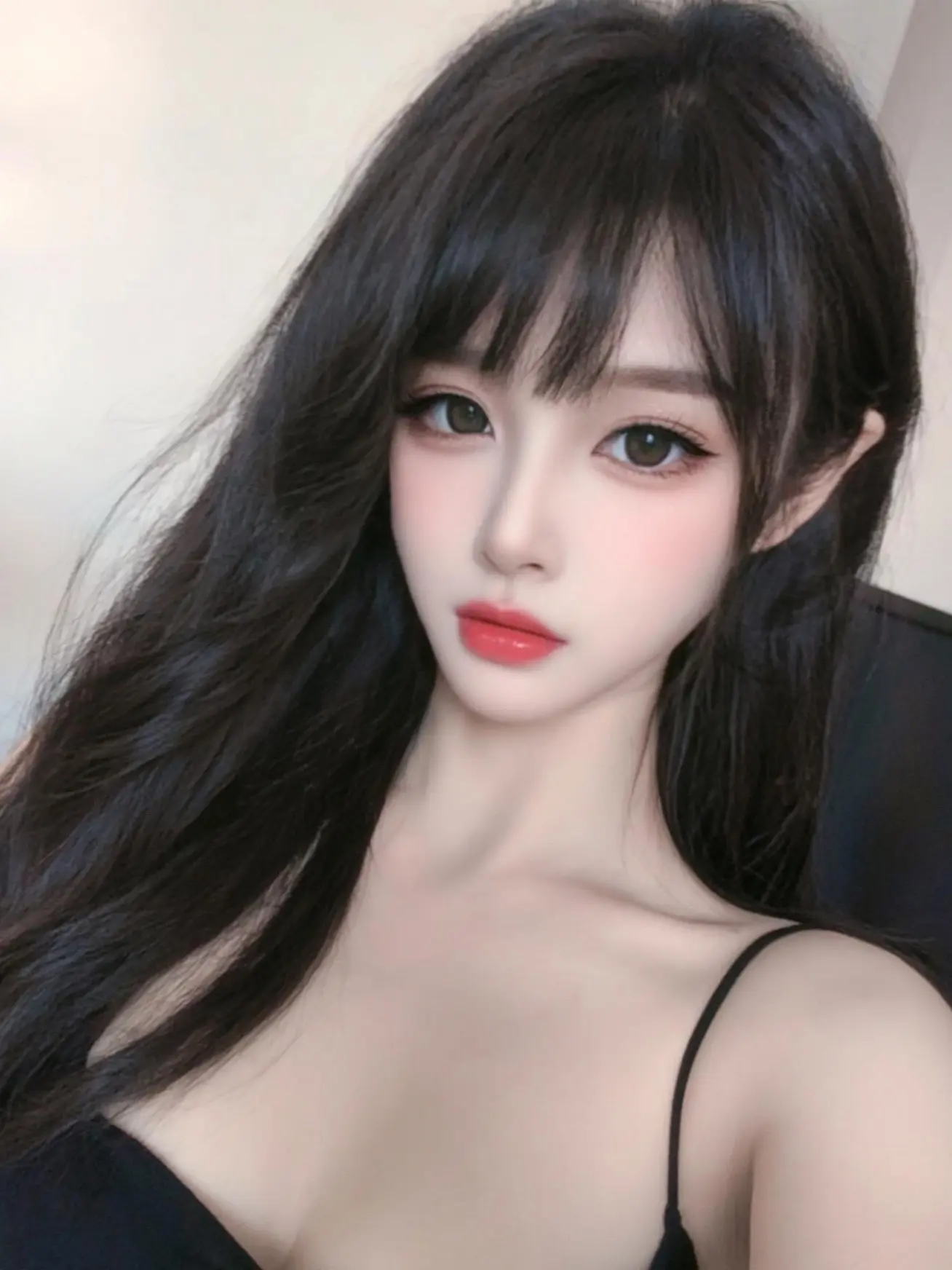 屏保壁纸 讨论 头像分享 黑长直女孩 清纯妆容教程