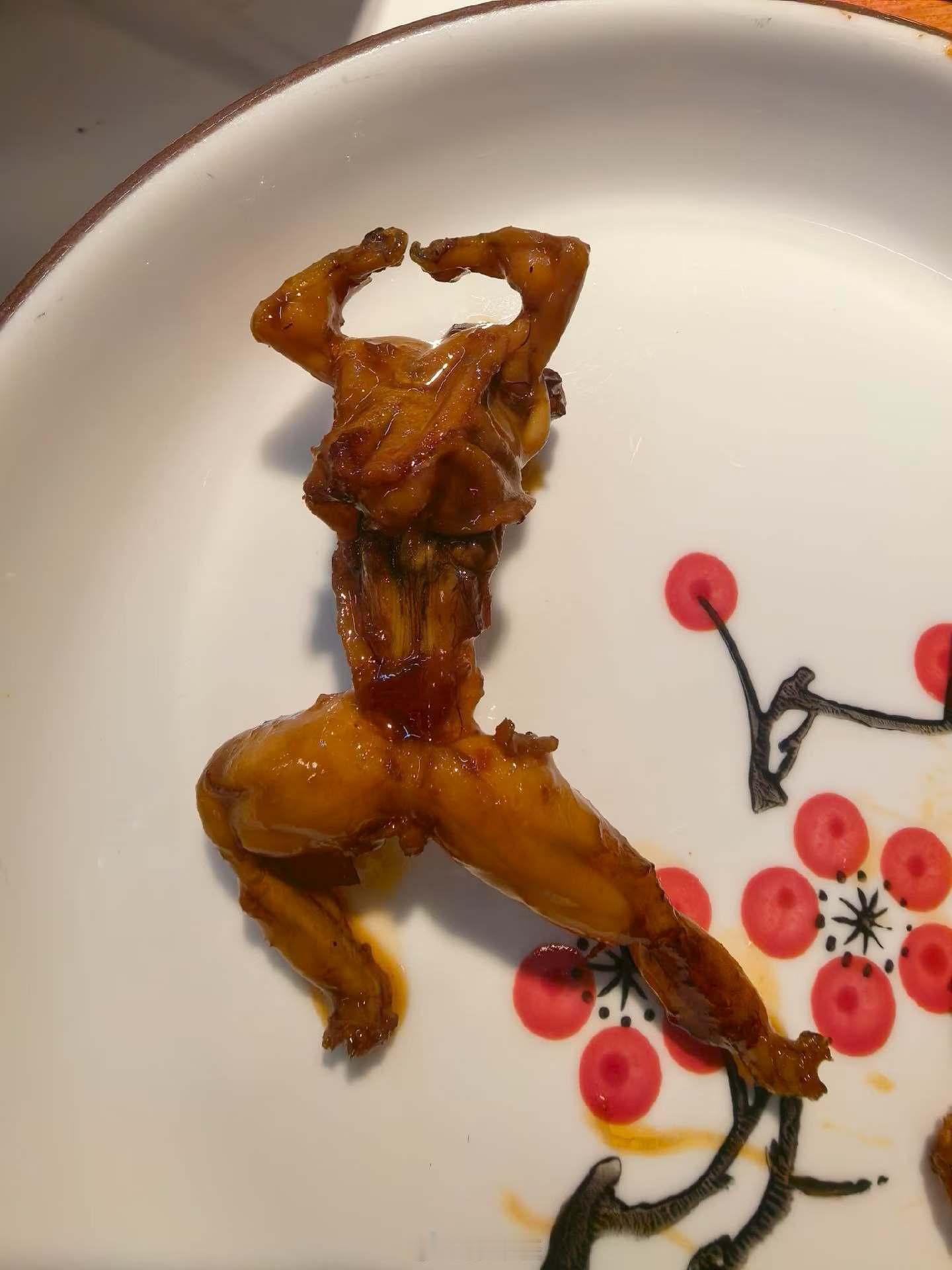 这个造型让人不忍心下筷子啊美食分享