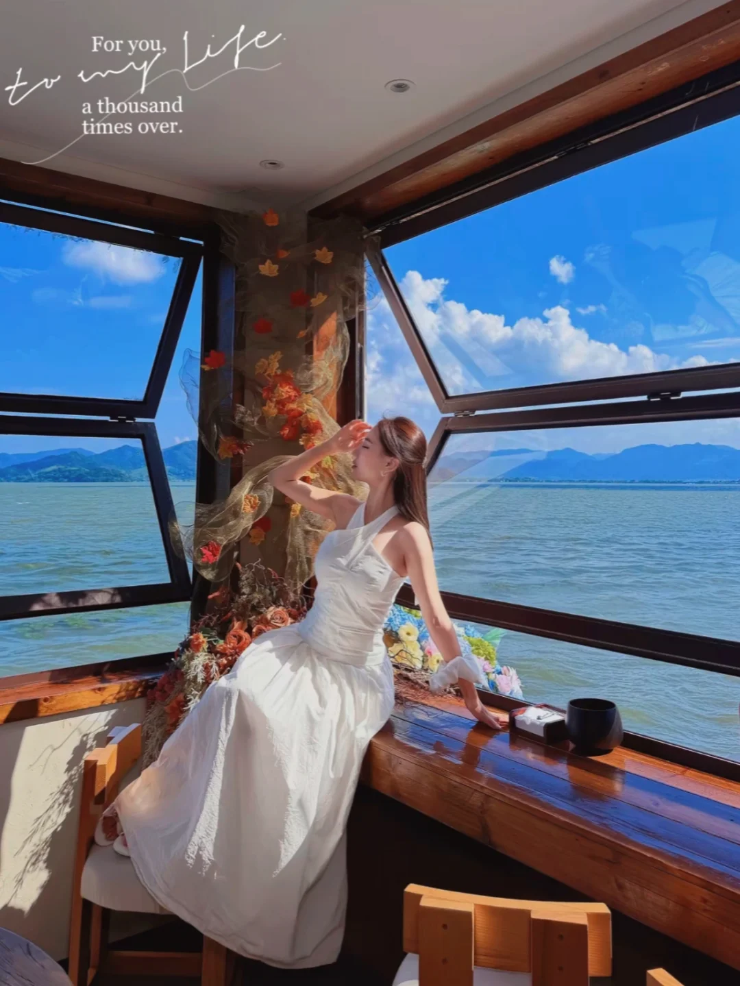 第一次坐游轮，被这海景硬控了🌊