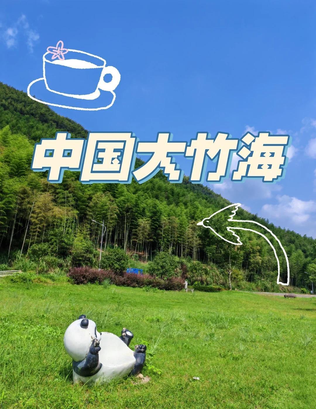 中国大竹海免费攻略，别走错啦
攻略🚥
[一]导航到安吉中国大竹海景区，不要进景