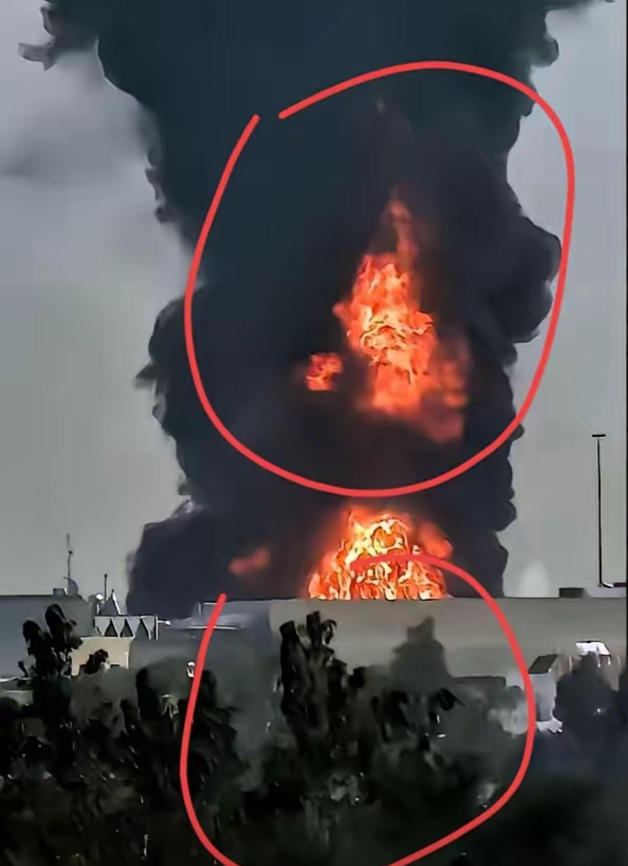 迪拜完了，机场被炸成这样。40 年的建设 14 天结束。
迪拜真的被战火拖下水了