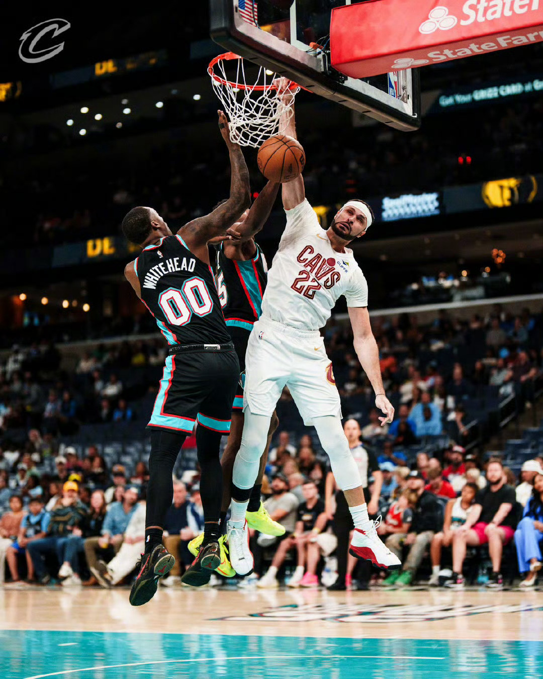 骑士vs灰熊待着机会就是隔扣！小南斯依旧克利夫兰骑士骑士nba