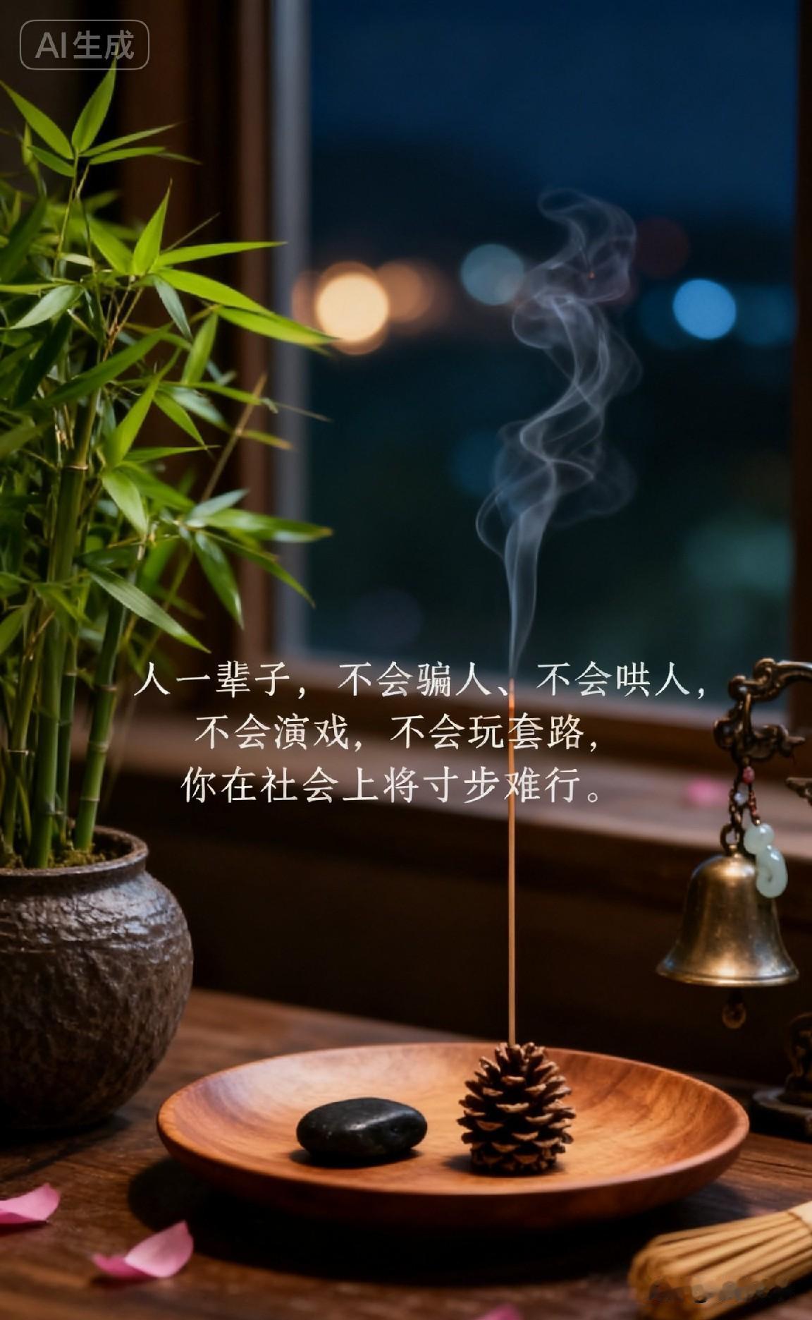 人一辈子，不会骗人、不会哄人，不会演戏，不会玩套路，你在社会上将寸步难行。

老