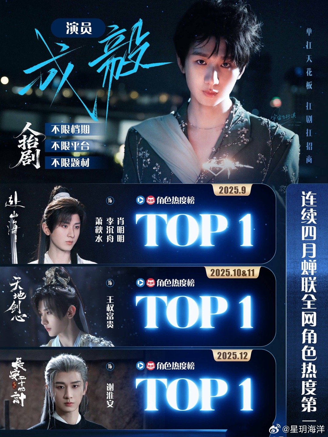 成毅成毅长安二十四计cy成毅谢淮安谢淮安，和我一起保护最好的成毅～傅诗淇呀一定要