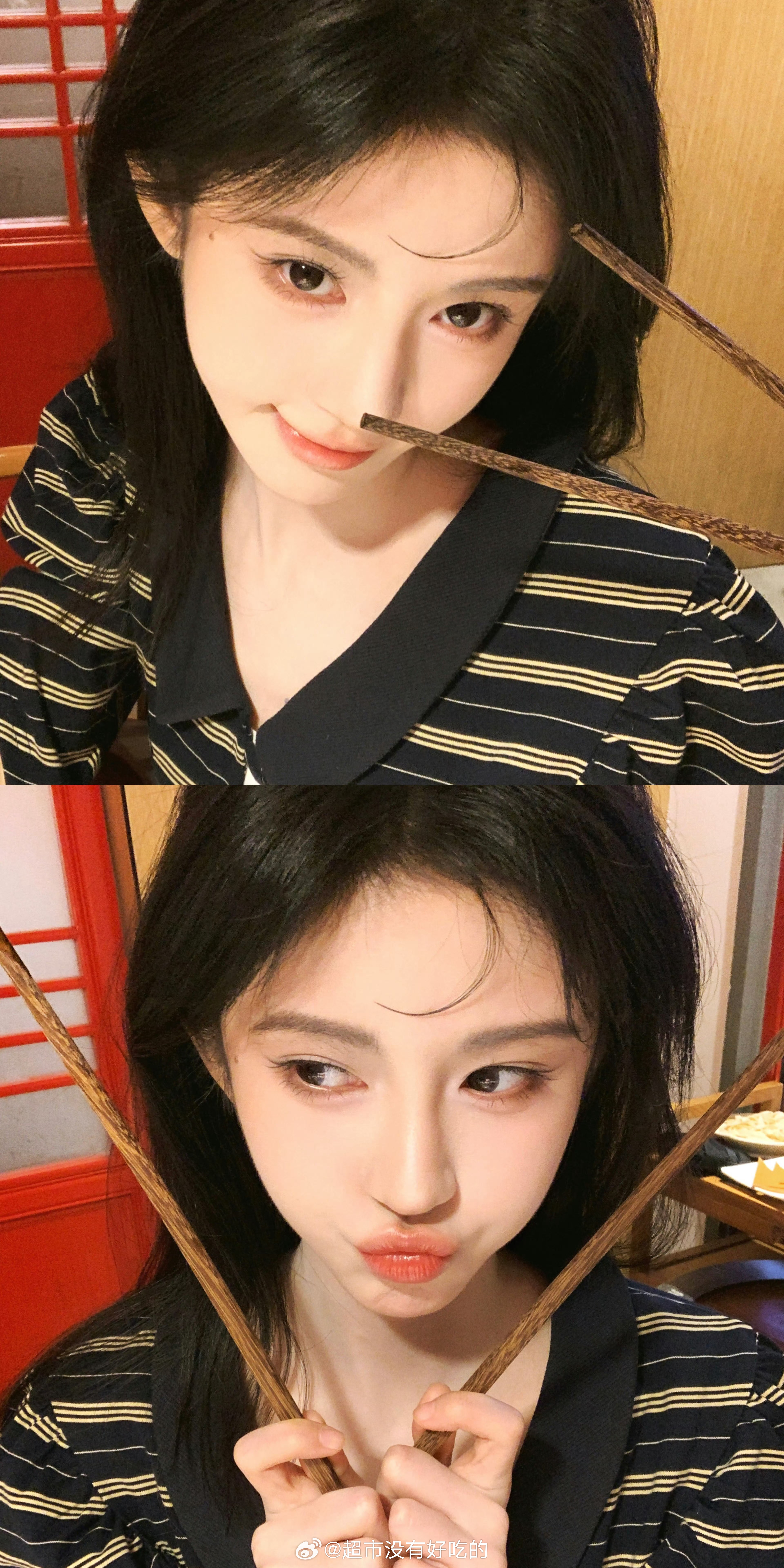 鞠婧祎营业 小女孩好可爱[捂嘴哭]鞠婧祎 ​​​