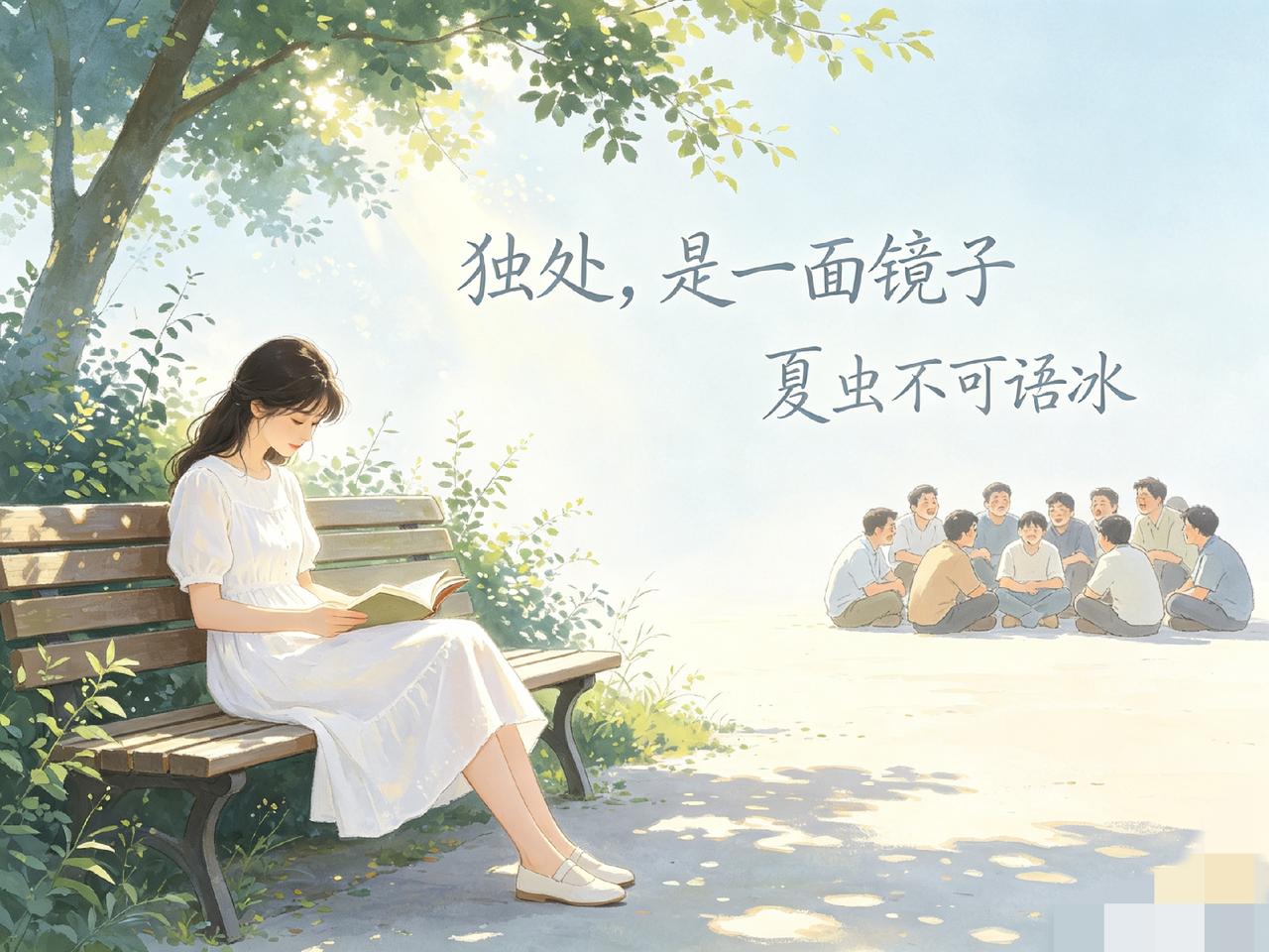 独处，是一面镜子
你的独处，刺痛了他们的自卑。安静、边界、从容，在他们眼中成了傲