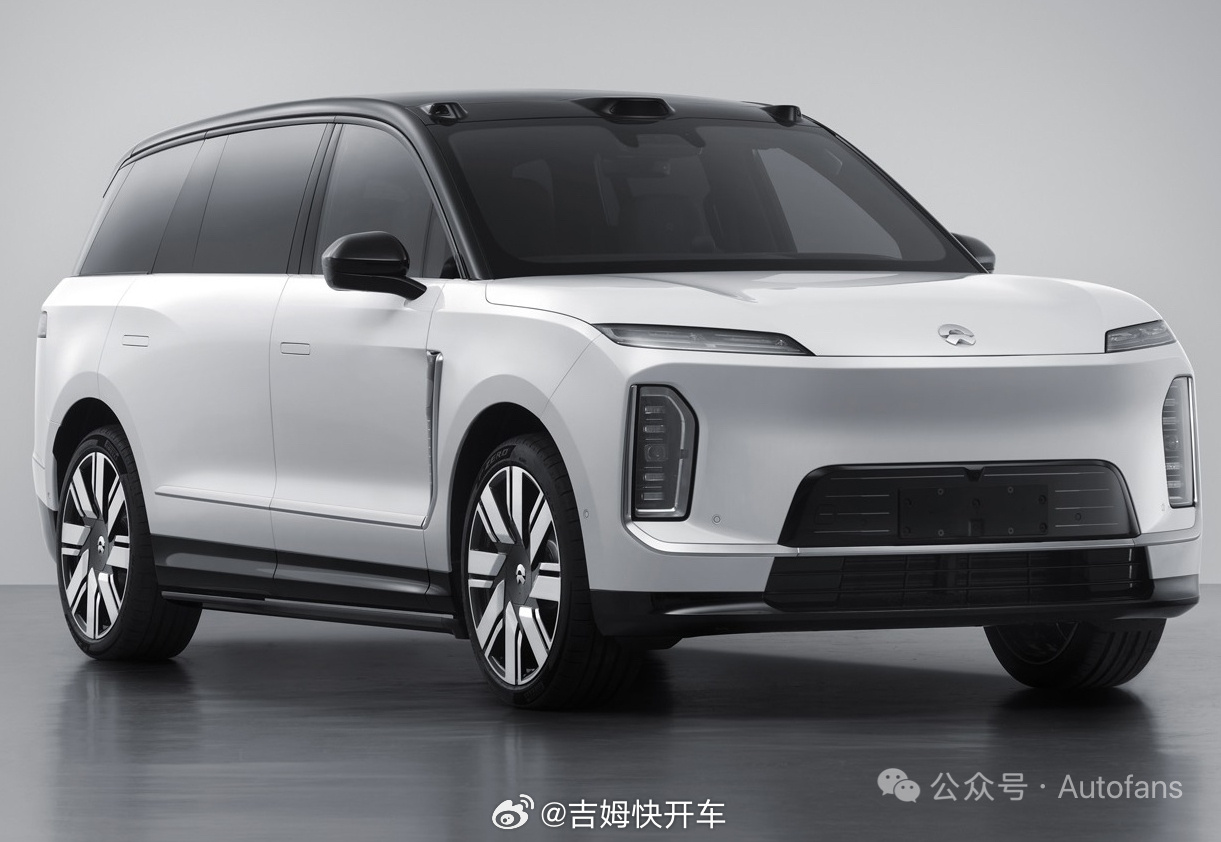 蔚来ES9，设计语言和ES8接近，又是一个大家伙要入局了。汽场全开大v聊车蔚来