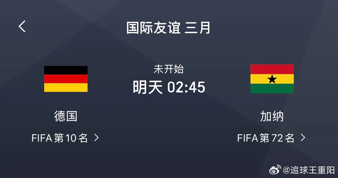 在对阵德国队的友谊赛进行之前，加纳队主帅阿多接受了《踢球者》的采访，他看好德国队