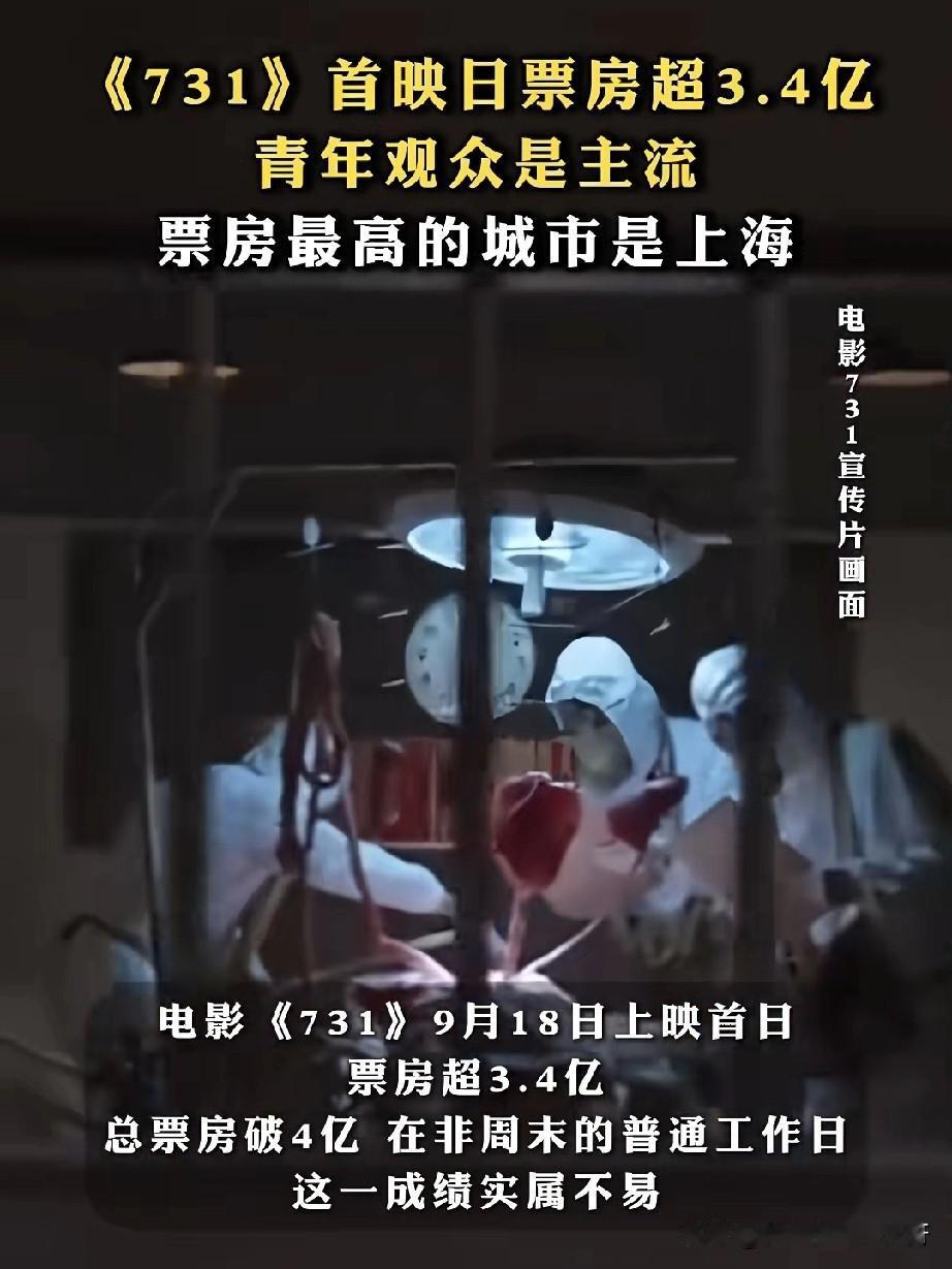 今天晚上看完《731》，整体感觉下来并没有觉得太好。强调一点，并不是因为我不爱国