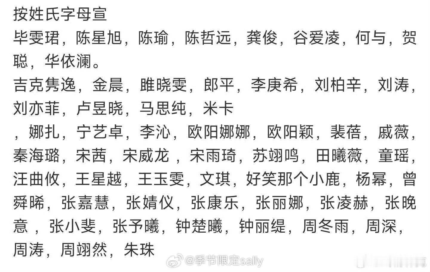 VOGUE20周年盛典的名单🈶VOGUE盛典官宣阵容 ​​​