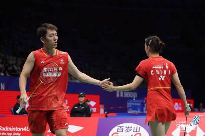 星驰两局不敌对手止步混双次轮！[哆啦A梦吃惊]程星/张驰🇨🇳 22-24、1