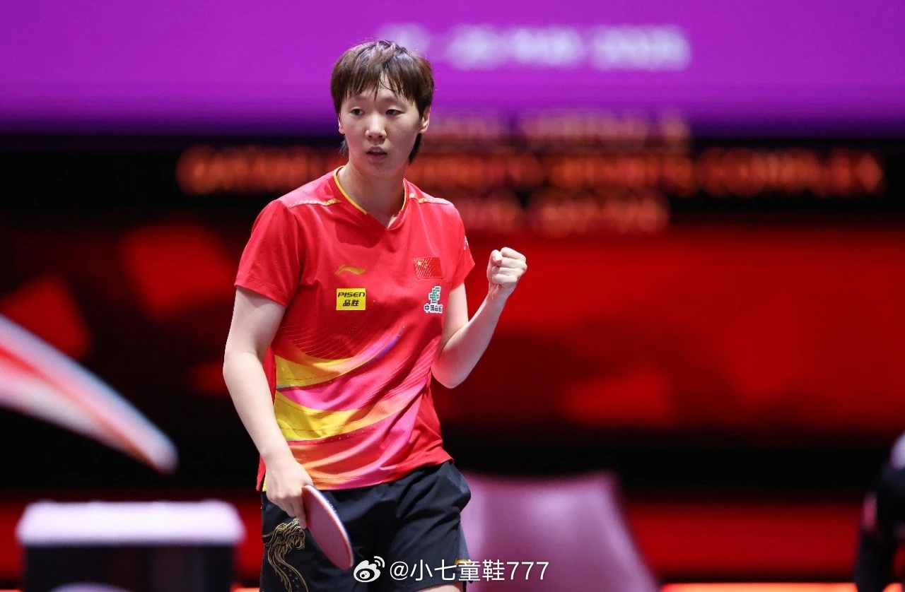 王曼昱3比2早田希娜WTT澳门冠军赛女单1/8决赛，王曼昱3-2战胜早田希娜，成