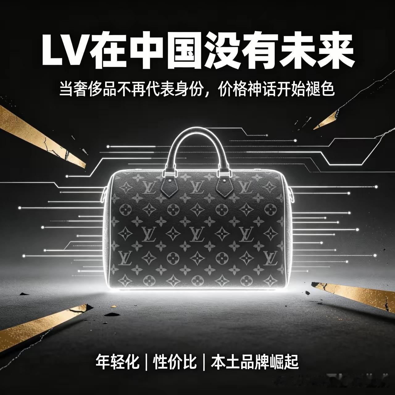【LV 在中国不会有未来了】

昨天晚上在家吃饭，小学毕业的天然天意就和我聊起来