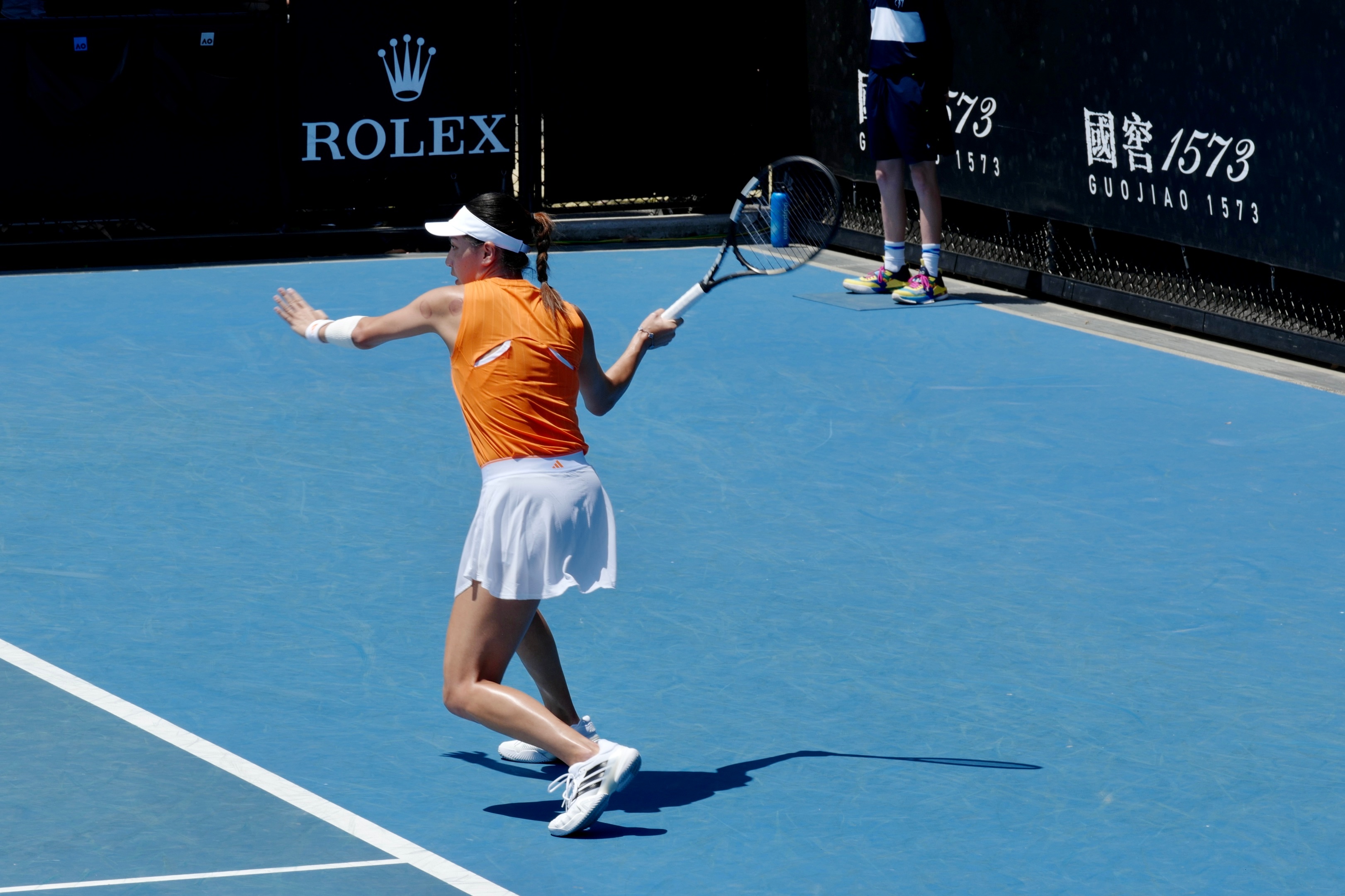 王欣瑜澳网首战过关🔥澳网2026 女单首轮，王欣瑜以6-3/6-3完整资格赛选