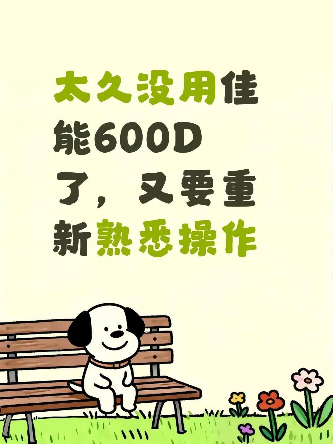 佳能600D还是太真实了！太久没用佳能600D了，又要重新熟悉操作佳能相机 佳能