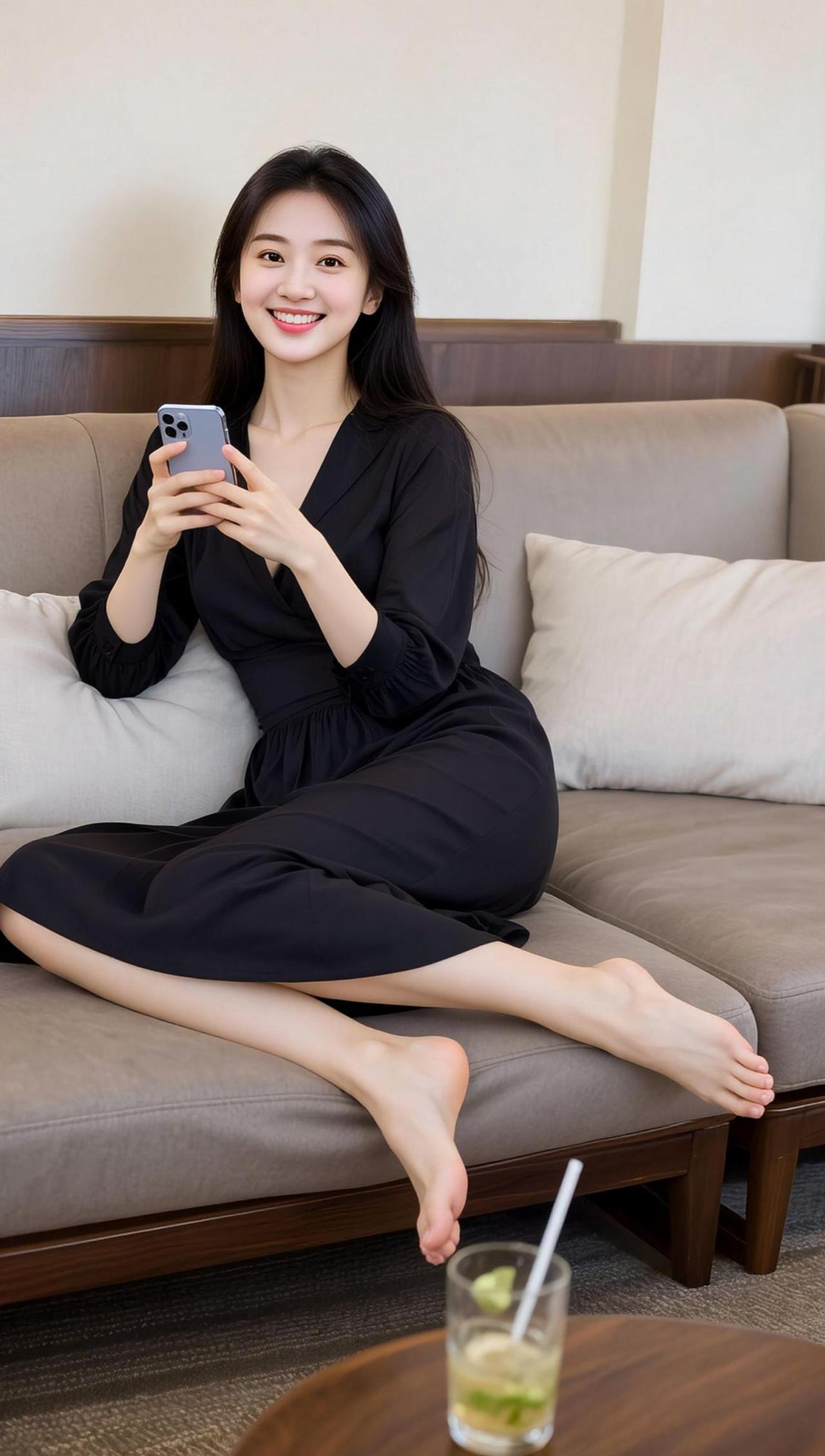 AI优雅居家拍 抖音ai创作 气质套装 高颜值