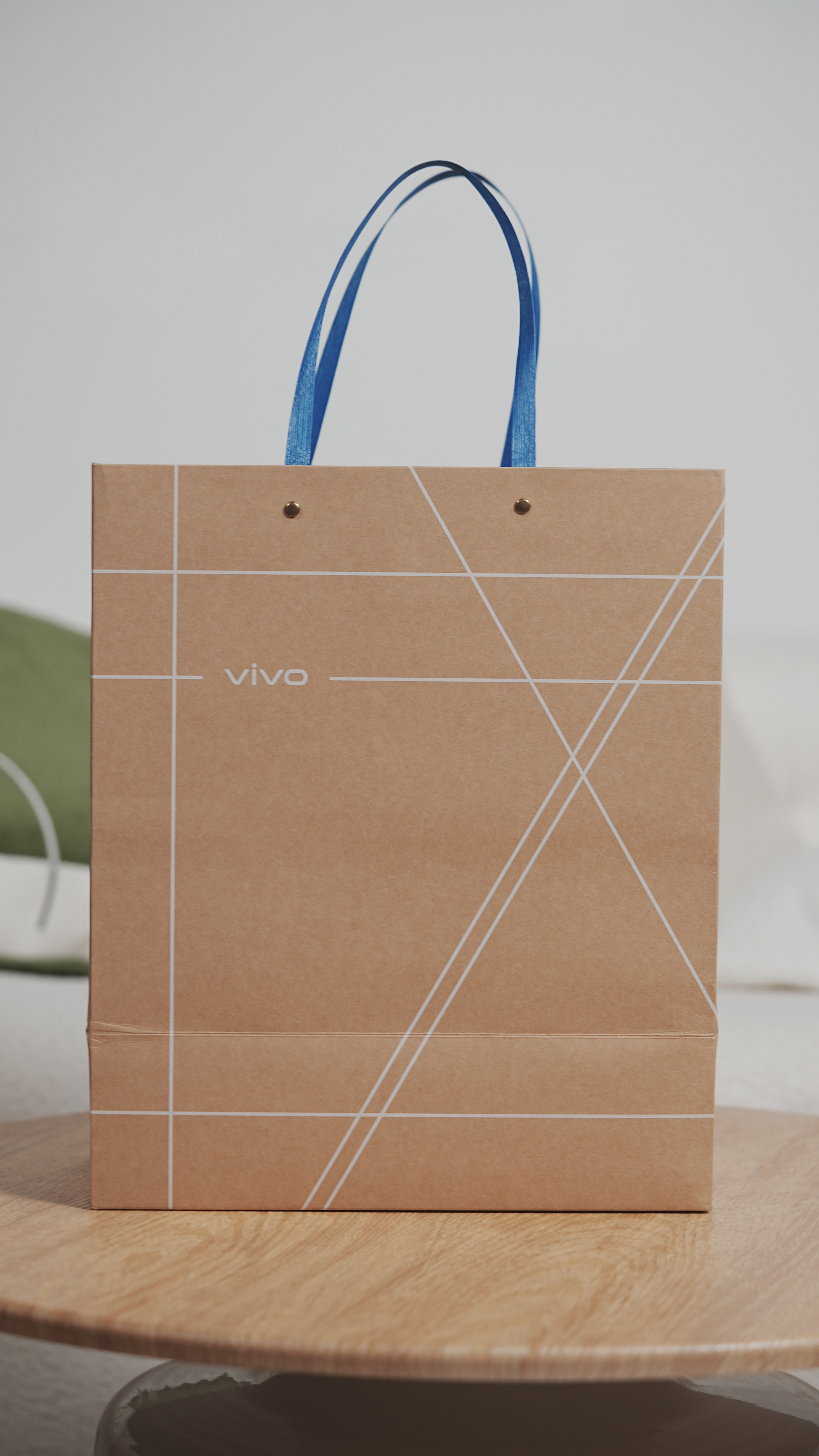 收到 vivo 笠下青野 2025 端午礼盒 [你好] 包装都是环保可降解材料，