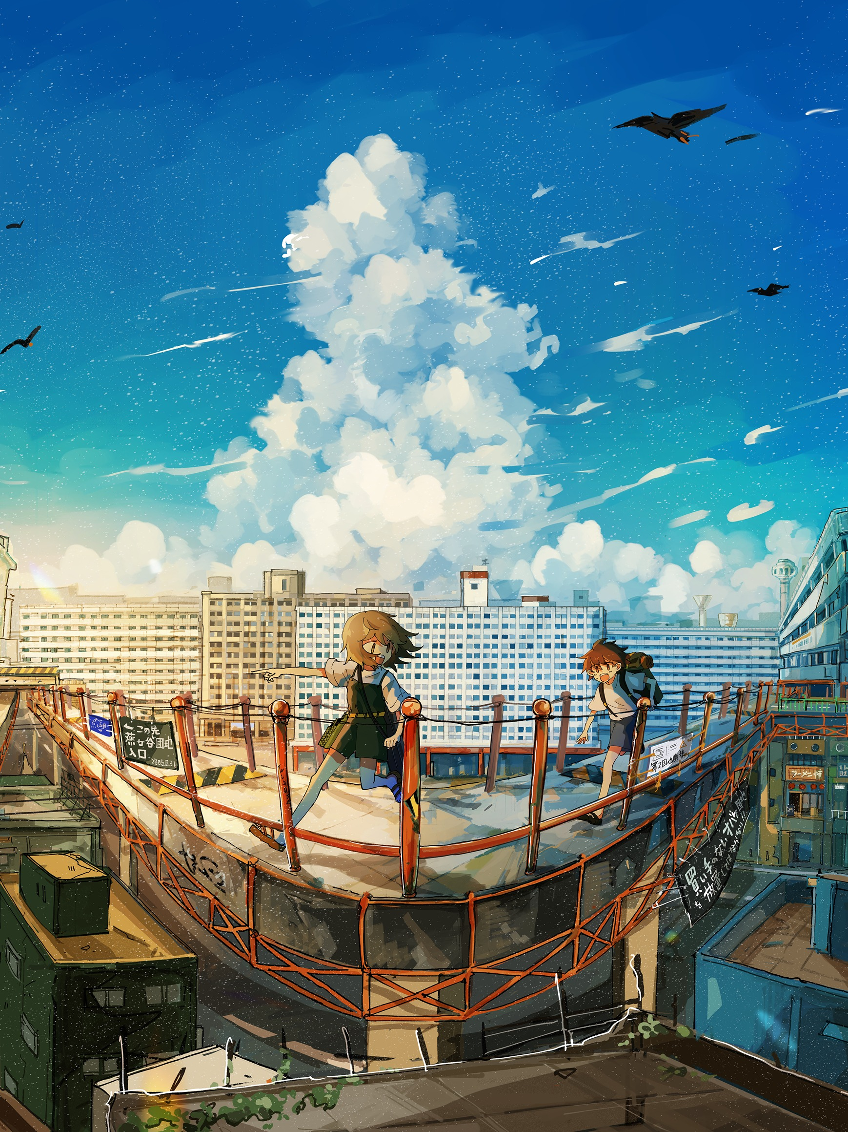 盛夏壁纸大放送动漫仲夏狂欢季插画师分享 · sora_tsushima 