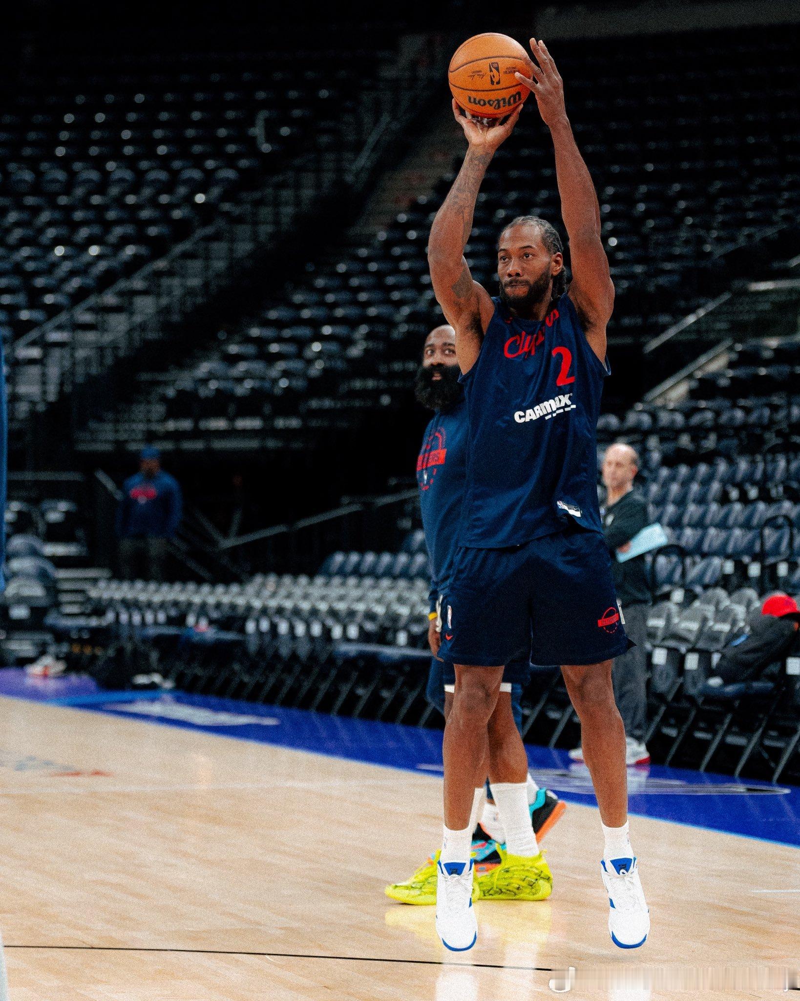 快船官方发布热身图 ​​​