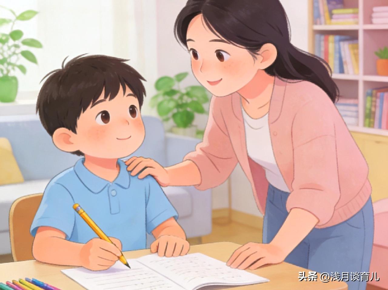 很多家长一提到写作业，孩子就不耐烦、顶嘴、闹情绪。
其实孩子不是故意跟你对着干，