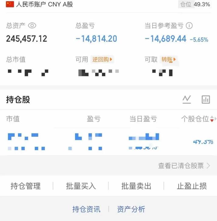 大曾子又亏了一万多，上午收盘亏5个多点
今天市场迎来了弱反弹，机器人、端侧AI走