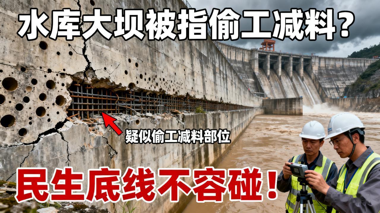 水库大坝被指偷工减料？民生底线不容碰！
 
福建永安深山里，抽水蓄能电站的大坝正