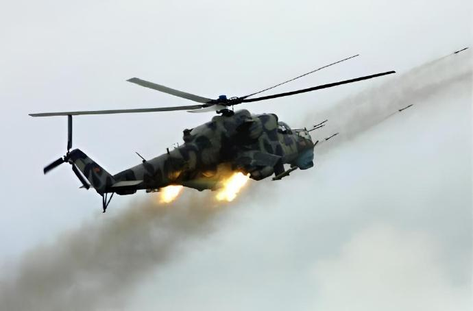 每天认识一件兵器 俄罗斯米-24“雌鹿”武装直升机米-24是米里设计局研制的苏联