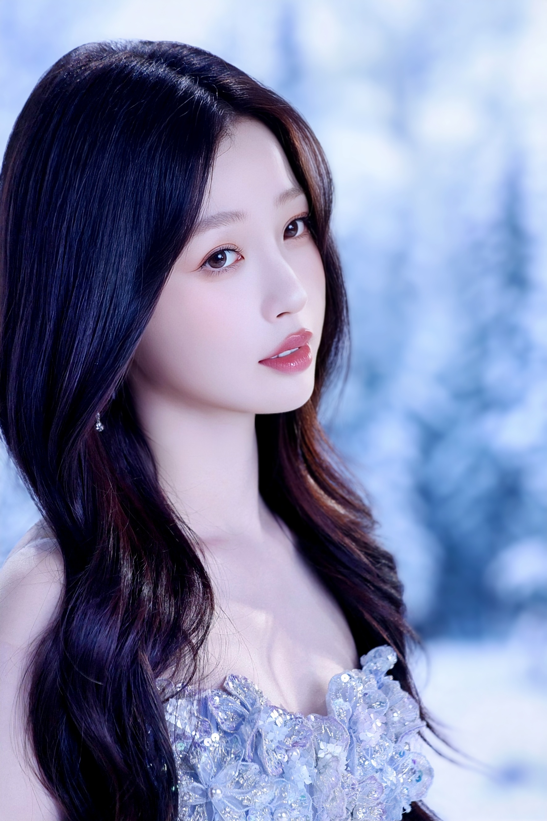 虞书欣是冬日冰雪精灵吧~太美了！！ 