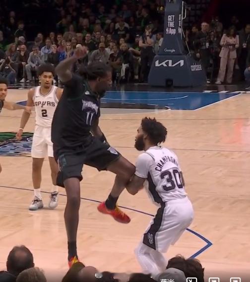 谦说nba文班亚马被驱逐马刺森林狼相约天王山爱德华兹爆砍36分 第一场马刺显然没