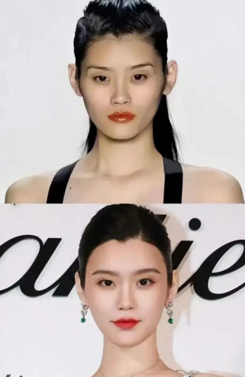 奚梦瑶的以前和现在各有干秋，又美又能打奚梦瑶以前的脸比较骨感，有一种高级感，就感