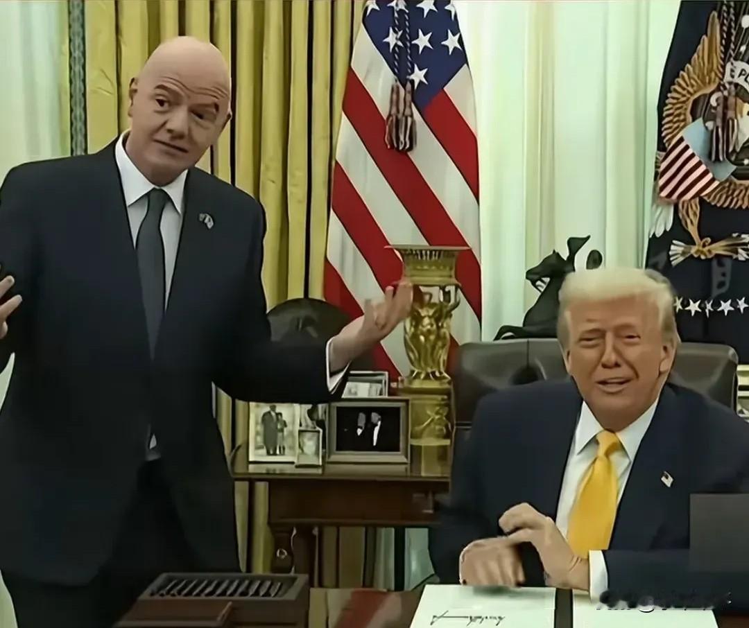 美国队会夺得2026世界杯吗？
特朗普如此直接问因凡蒂诺。
据说不懂人情世故的国