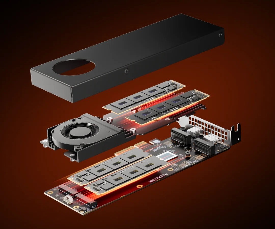 铭凡 PCIe 扩展卡 ESP4B 上市，可提供 4 个 M.2 与 4 个 S