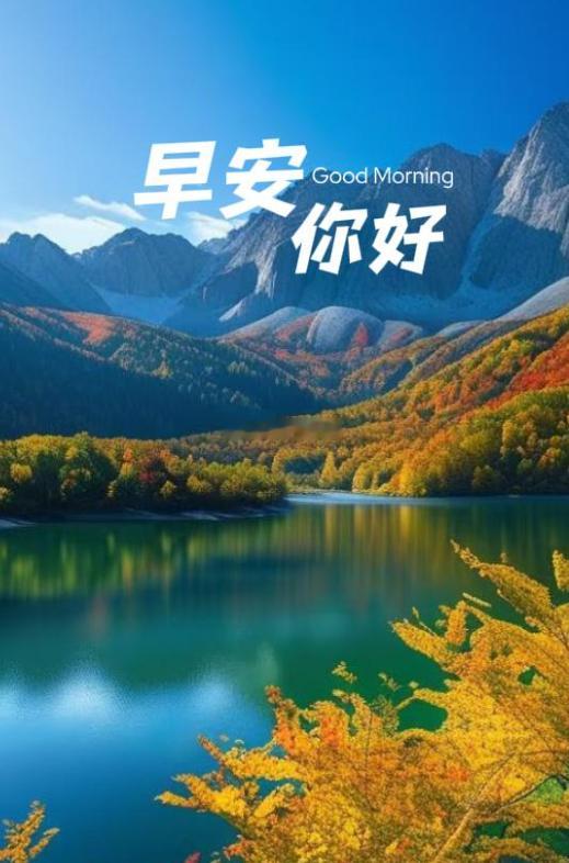 早安 美好的一天又开始了，伙伴们早上好啊！ 