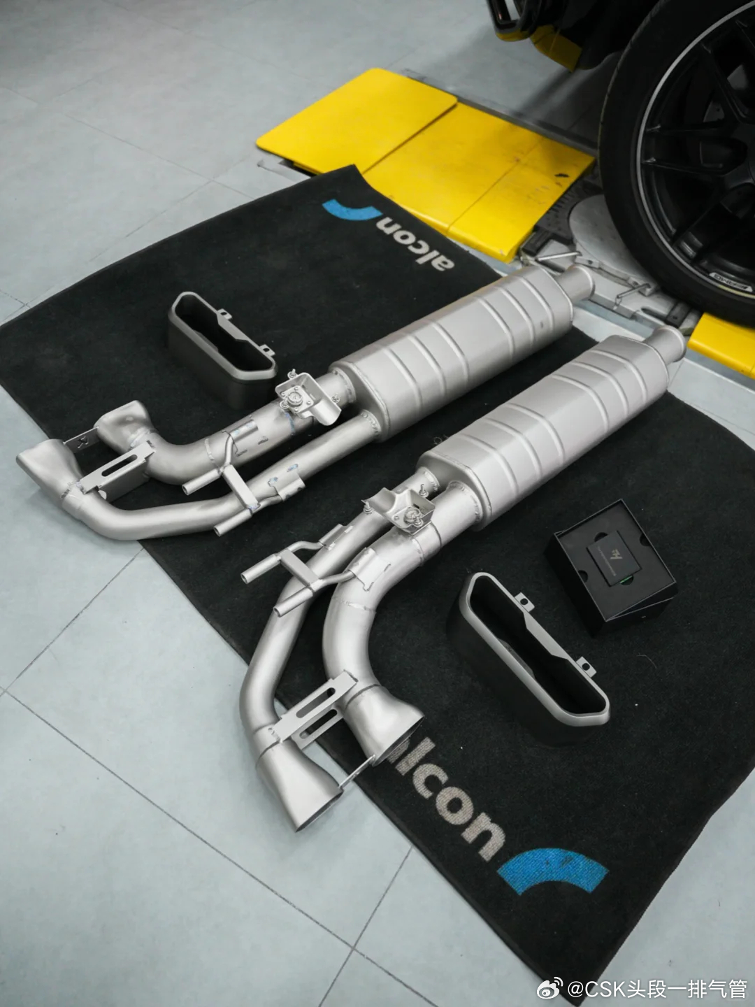 硬派王者 W463A奔驰G63，换装CSK高流量头段200目，搭配国产AKR钛合