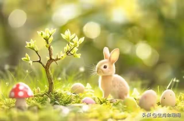 生肖兔·三月喜鹊送喜来
 
檐角春风一吹，属兔人的好日子就要来了。总心软、总迁就