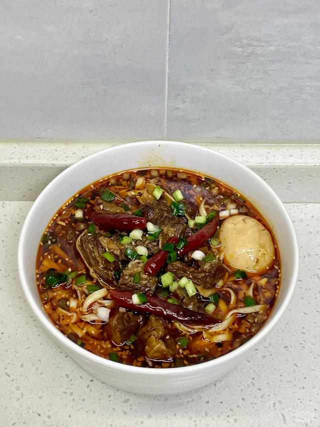 香辣入味的红烧牛肉面，附详细做法～