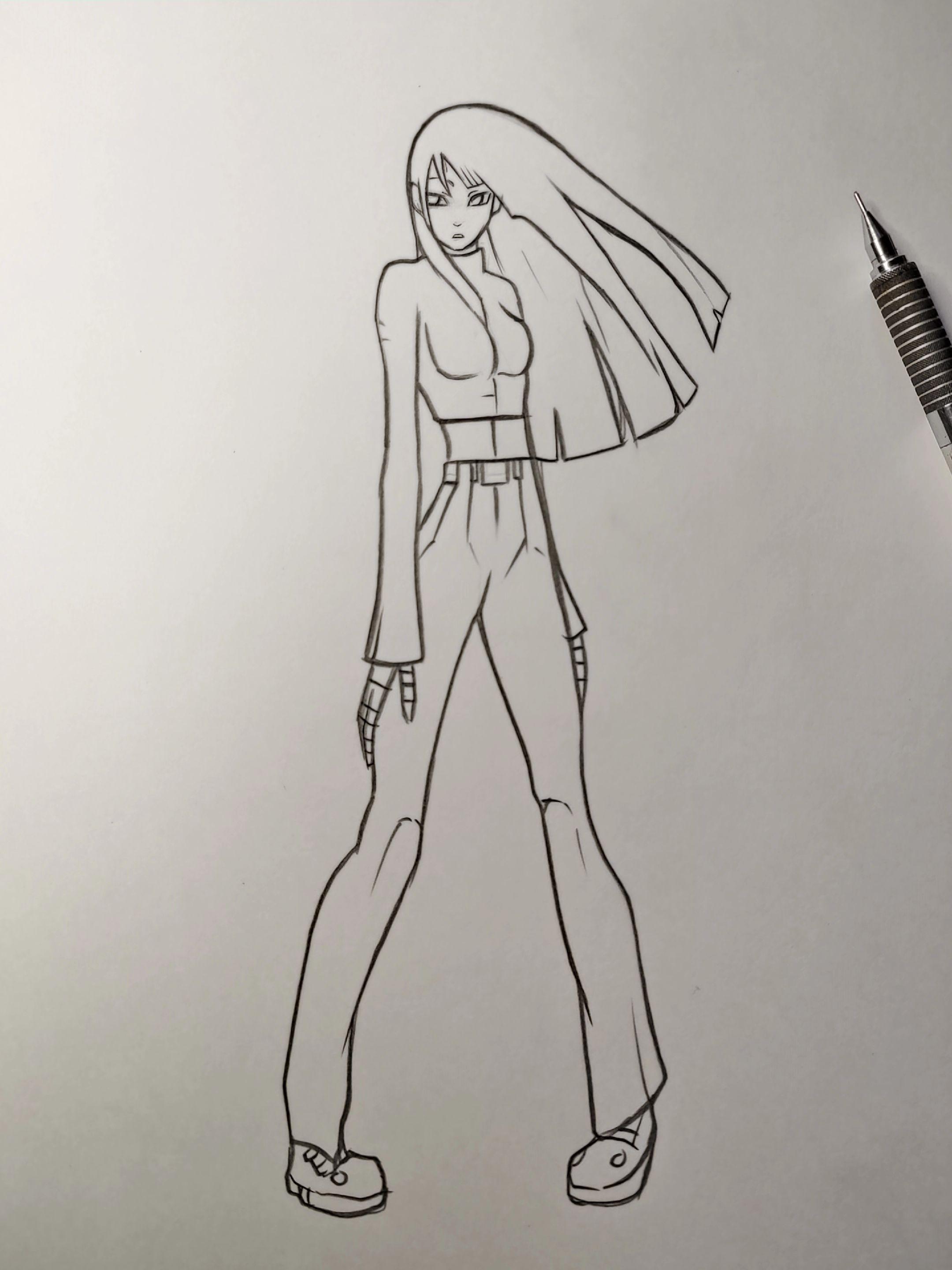 冰之女皇. 手绘绘画过程绘画工具：威思立一代马克笔