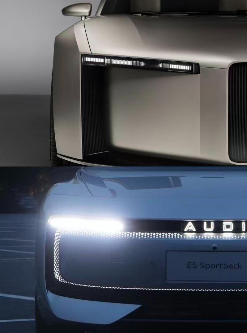 奥迪Concept C在慕尼黑车展亮相了，这跟奥迪E5也太像了吧，对比E5和Co