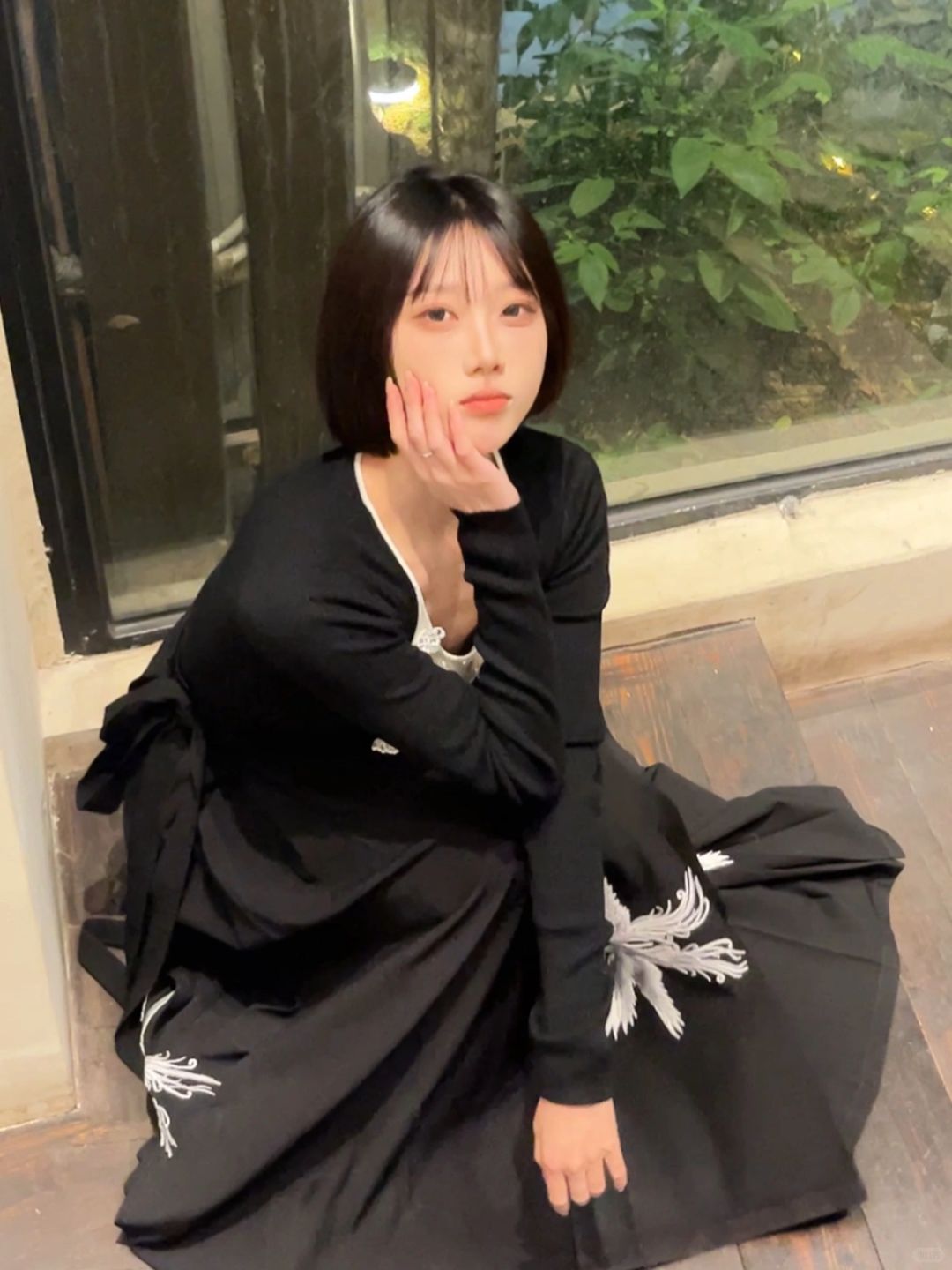 针织衫➕马面裙太酷啦！